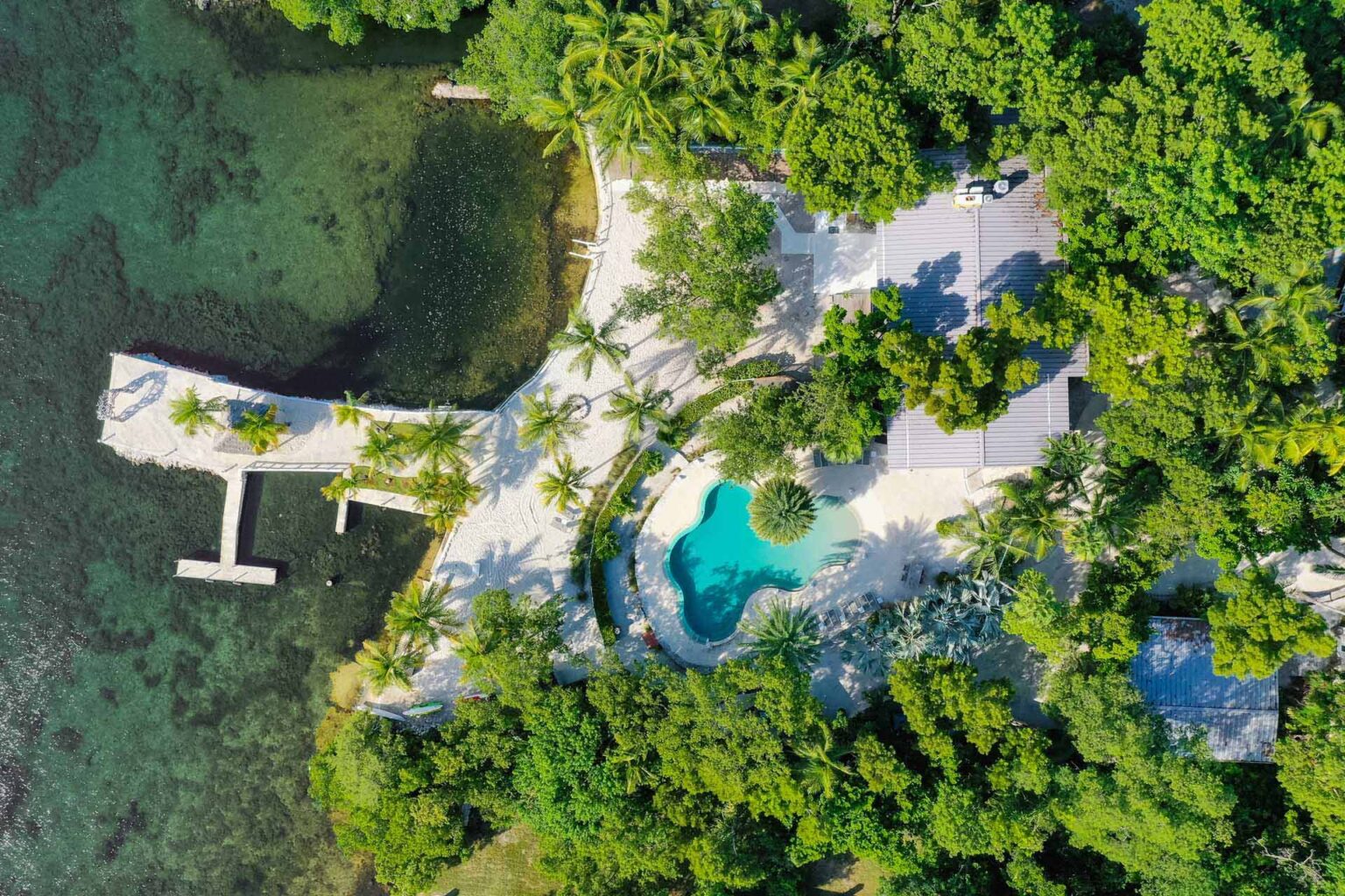 Overhead view of Largo Resort
