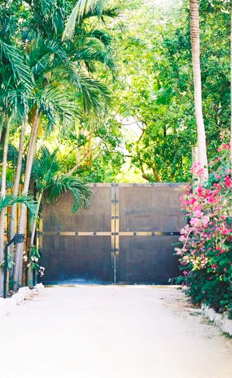 main gate entry at Largo Resort key largo florida