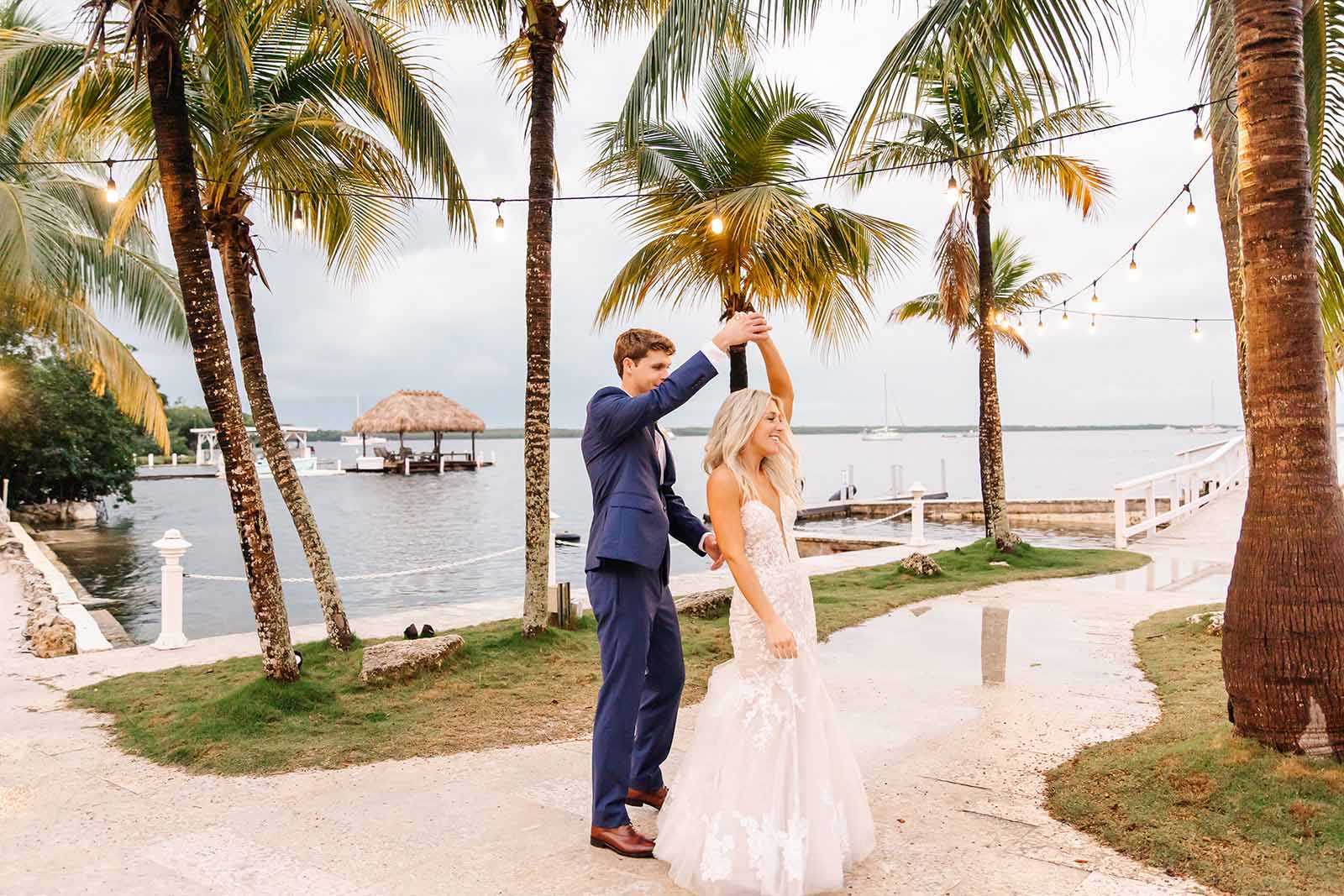 Couple's first dance at a Largo Resort wedding celebration